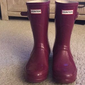 Magenta Hunter Rain boots